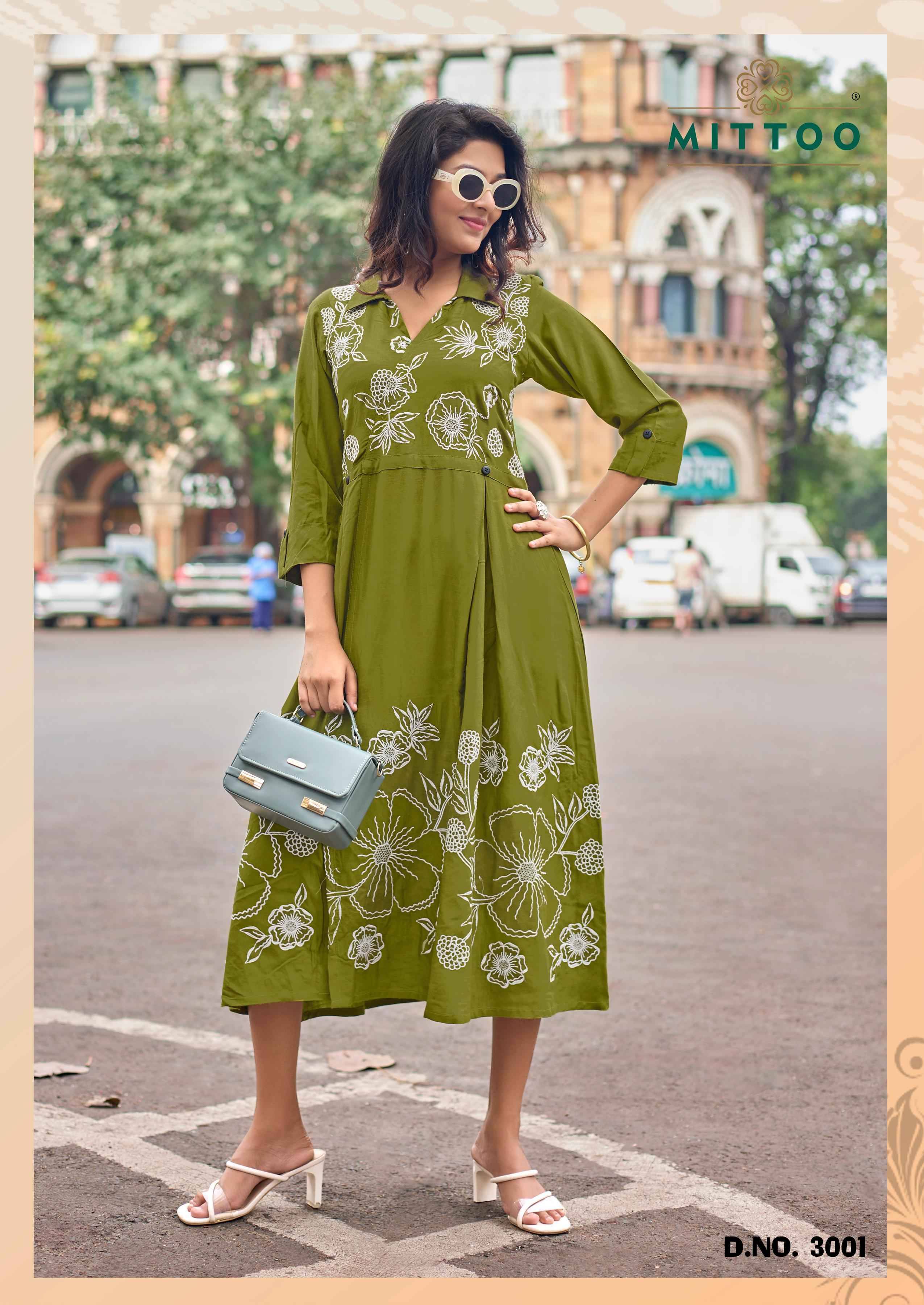 Angoori By Mittoo 3001 to 3006 Designer Stylish Fancy Colorful Beautiful Party Wear & Ethnic Wear Collection Rayon Kurtis At Wholesale Price